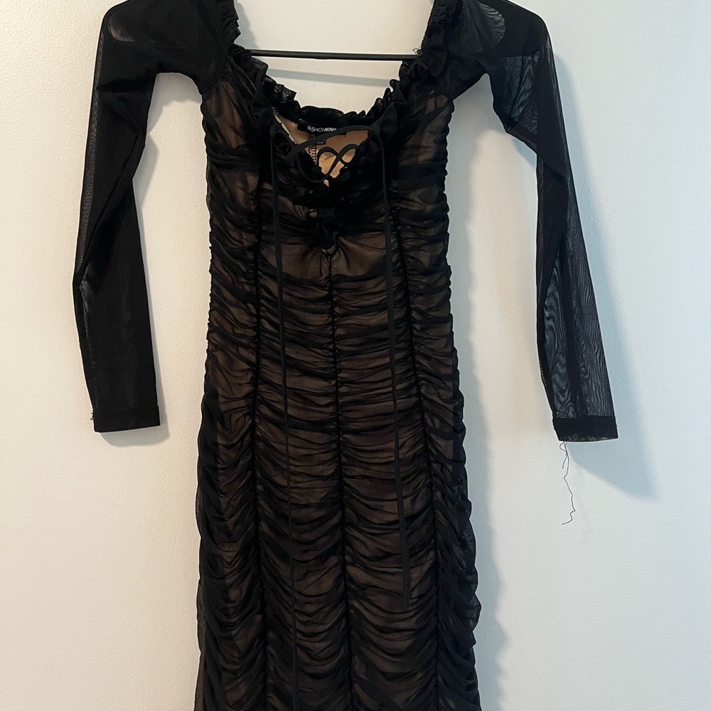 Fashion Nova Black XS dress